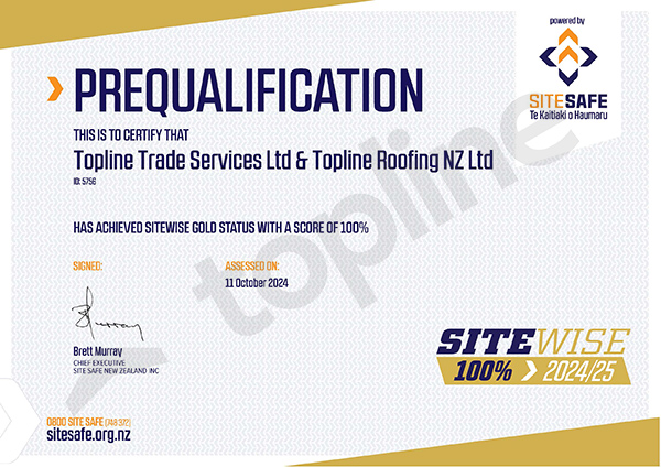 SiteWise Gold Certificat 2024-2025